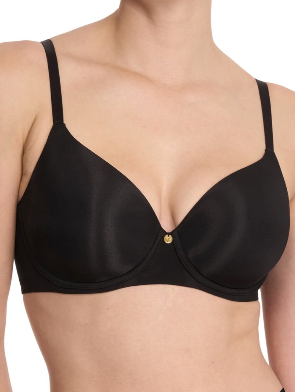 Natori 30DDD Cloud Comfort Back Smoothing T-Shirt Bra Black